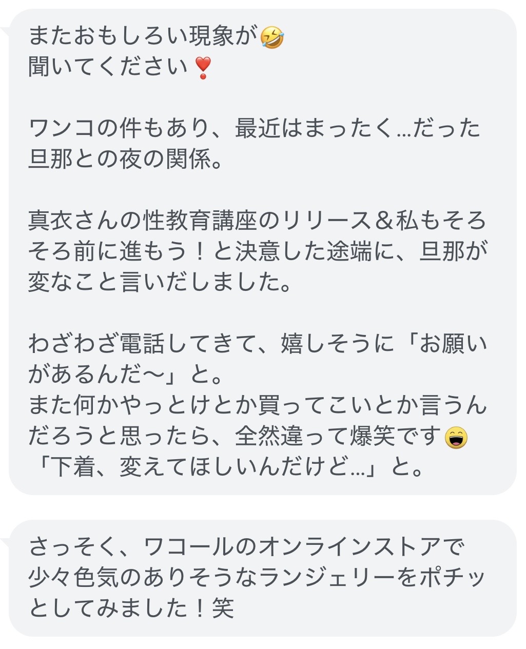 お客様の感想 3枚目